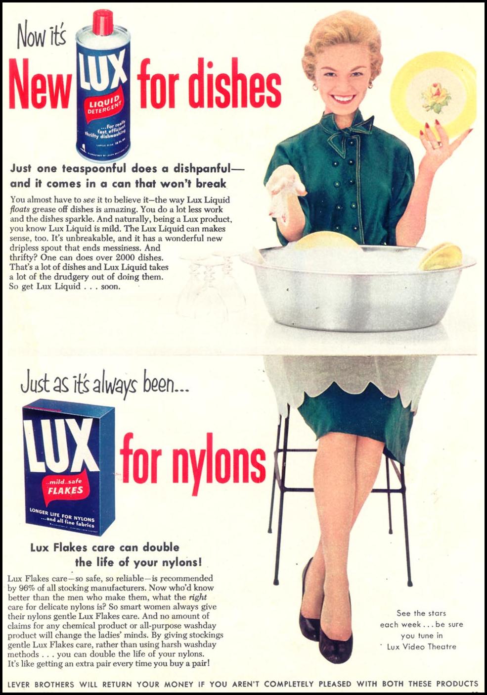 LUX SOAP
WOMAN'S DAY
03/01/1954
p. 19