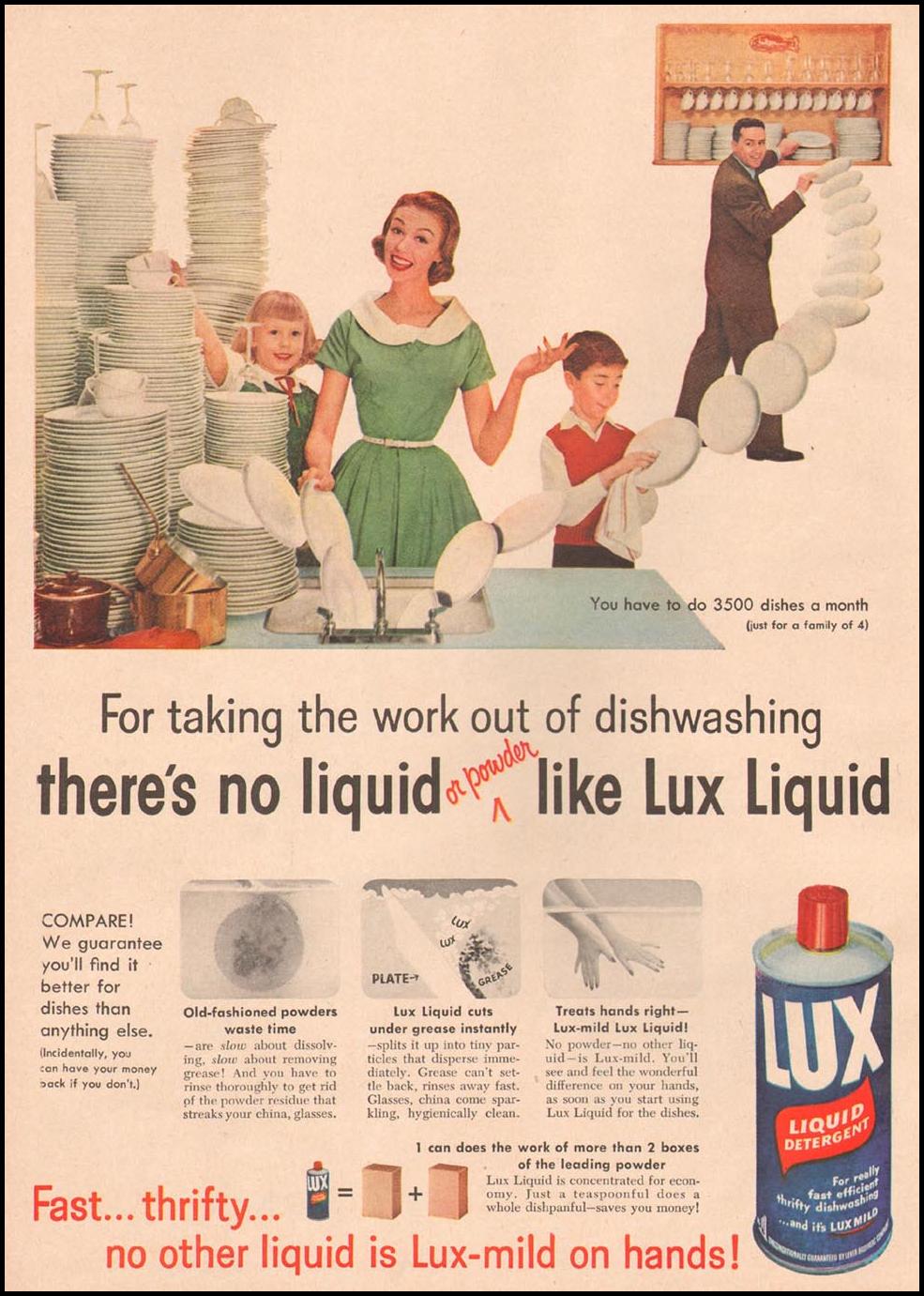 LUX SOAP
GOOD HOUSEKEEPING
05/01/1957
