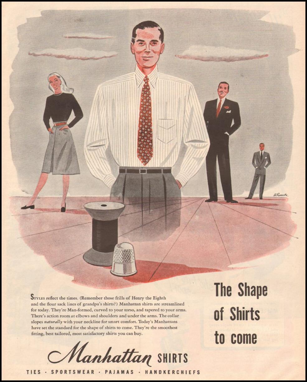 MANHATTAN SHIRTS
LIFE
03/12/1945
p. 69