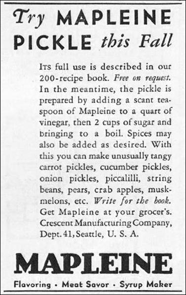 MAPLEINE IMITATION MAPLE FLAVOR
BETTER HOMES AND GARDENS
10/01/1930
p. 68