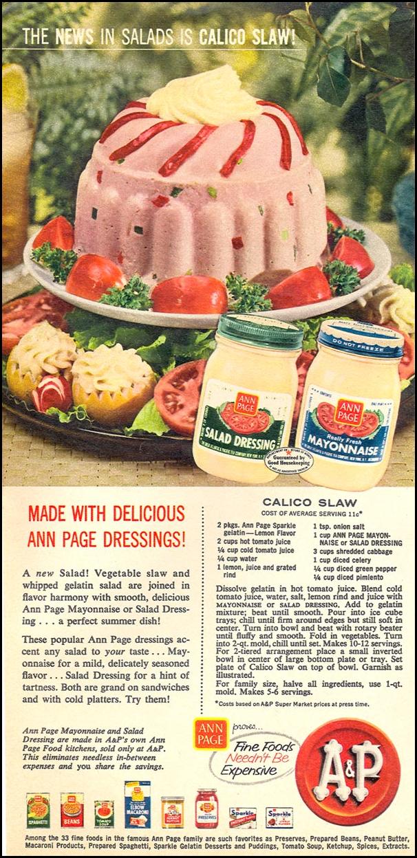 A & P ANN PAGE MAYONNAISE
WOMAN'S DAY
06/01/1958
p. 20