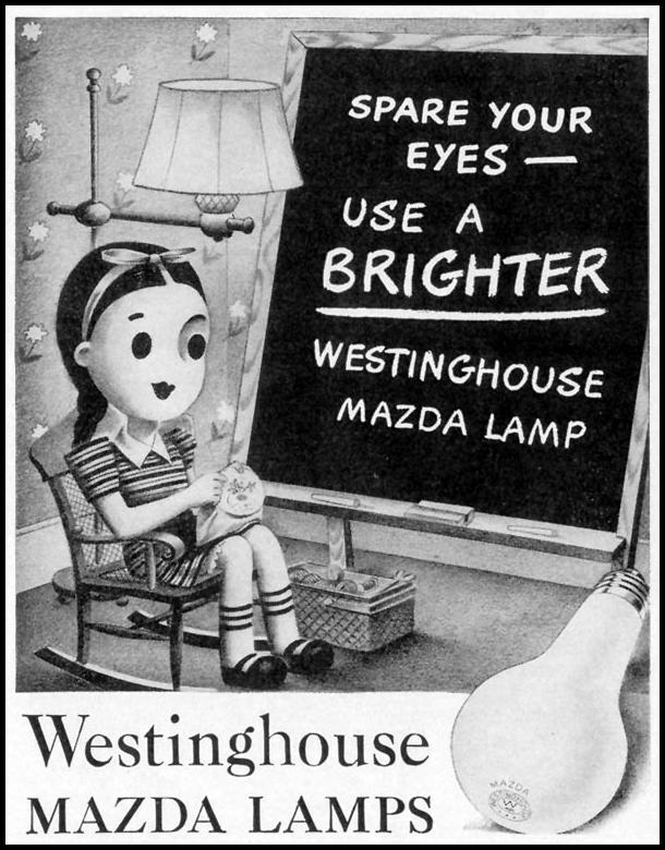 WESTINGHOUSE MAZDA LAMPS
LIFE
06/01/1942
p. 18