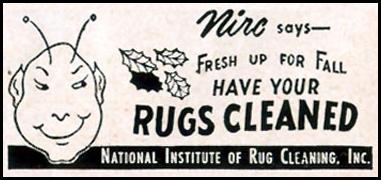 PROFESSIONAL RUG CLEANING
LIFE
10/19/1953
p. 20