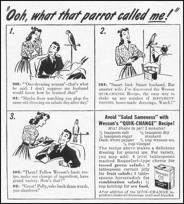 WESSON OIL
WOMAN'S DAY
09/01/1942
p. 62