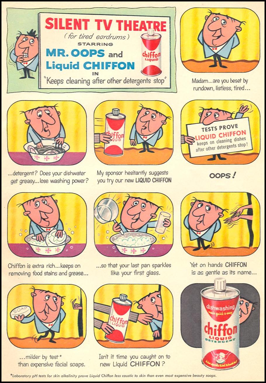 CHIFFON LIQUID DETERGENT
WOMAN'S DAY
06/01/1958
p. 21