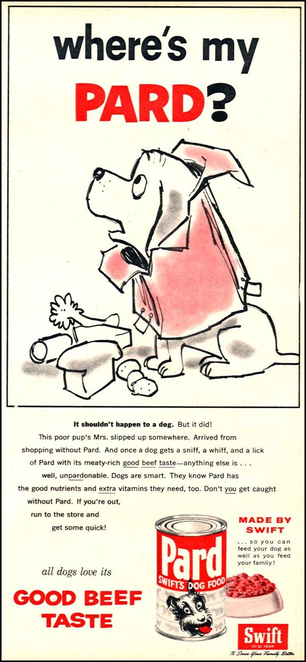 PARD DOG FOOD
FAMILY CIRCLE
02/01/1956
p. 53