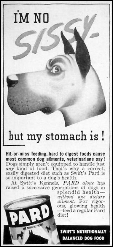 PARD DOG FOOD
WOMAN'S DAY
12/01/1940
p. 4
