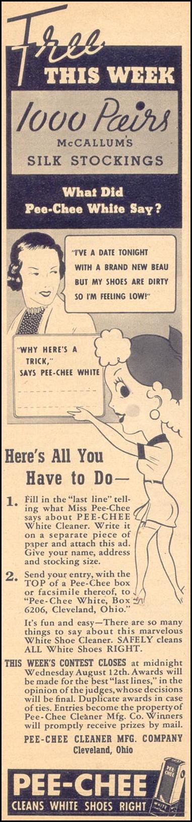 PEE-CHEE SHOE CLEANER
LIBERTY
08/08/1936
p. 52