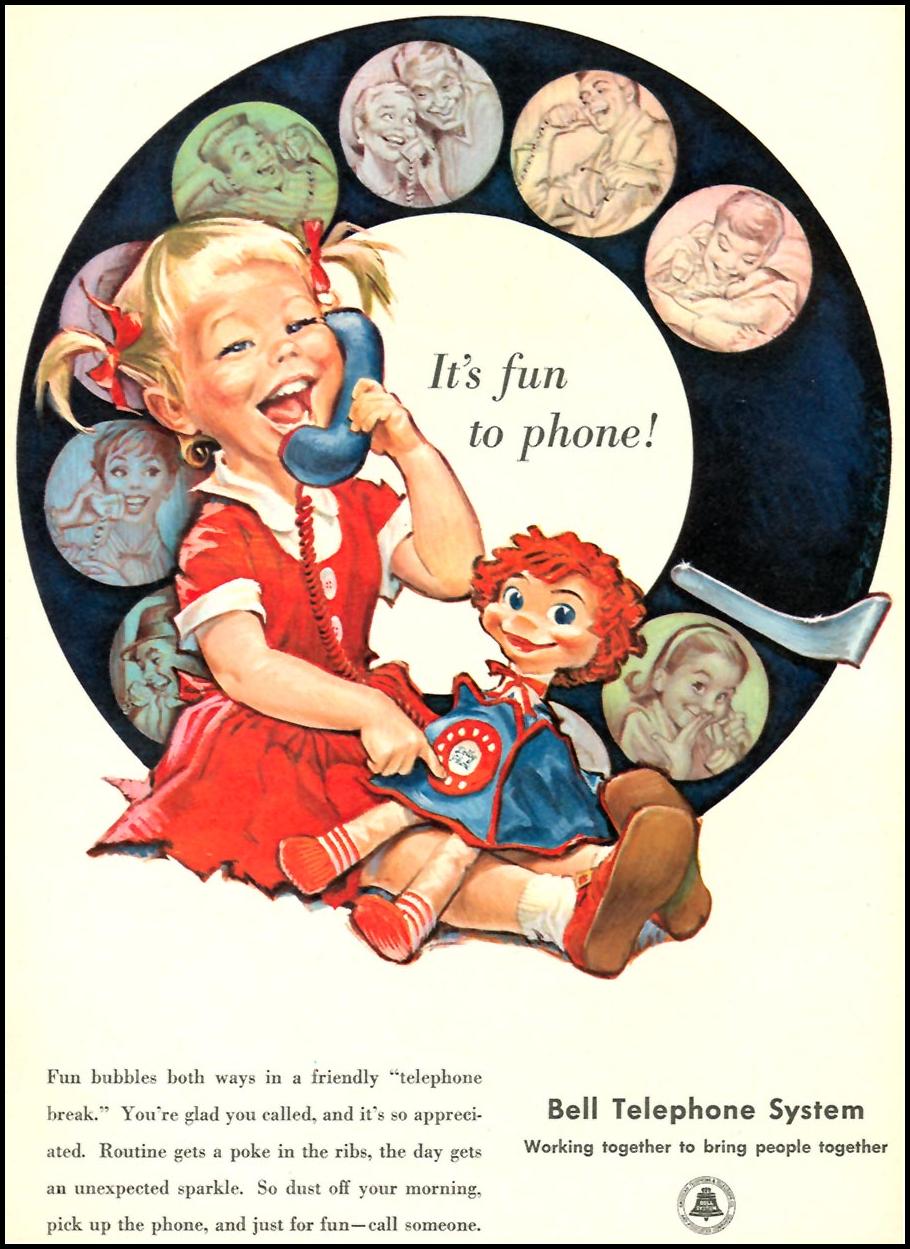 TELEPHONE SERVICE
FAMILY CIRCLE
02/01/1958
p. 15