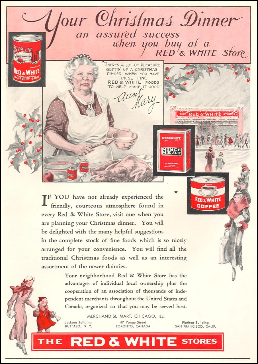 THE RED & WHITE STORES
GOOD HOUSEKEEPING
12/01/1933
p. 194