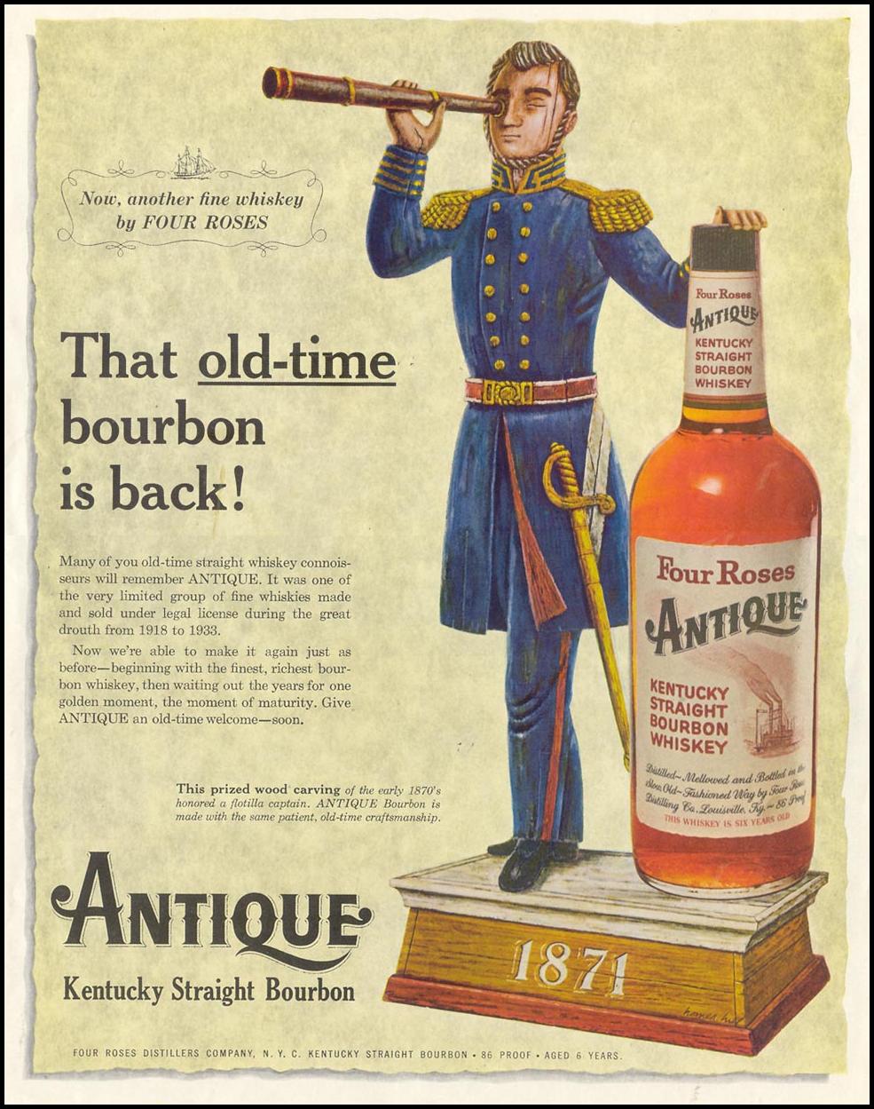 FOUR ROSES BOURBON
SATURDAY EVENING POST
05/02/1959