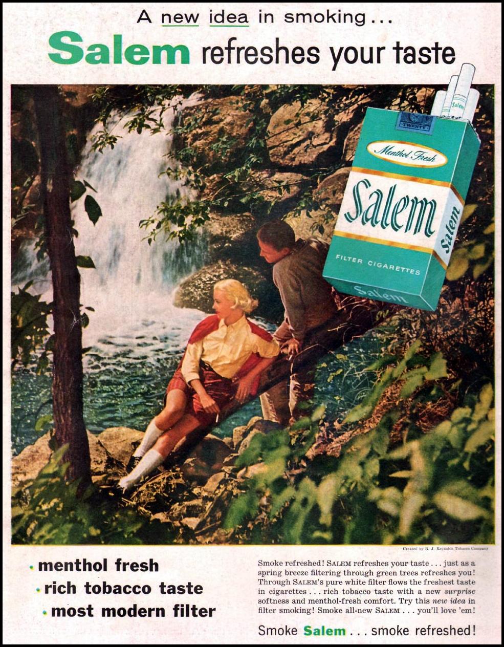 SALEM CIGARETTES
LIFE
07/01/1957
BACK COVER