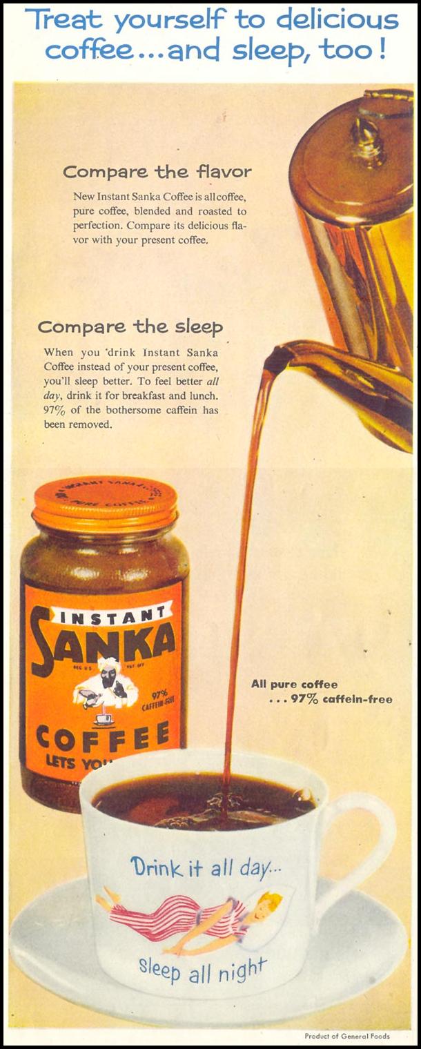 SANKA COFFEE
SATURDAY EVENING POST
03/26/1955
p. 124