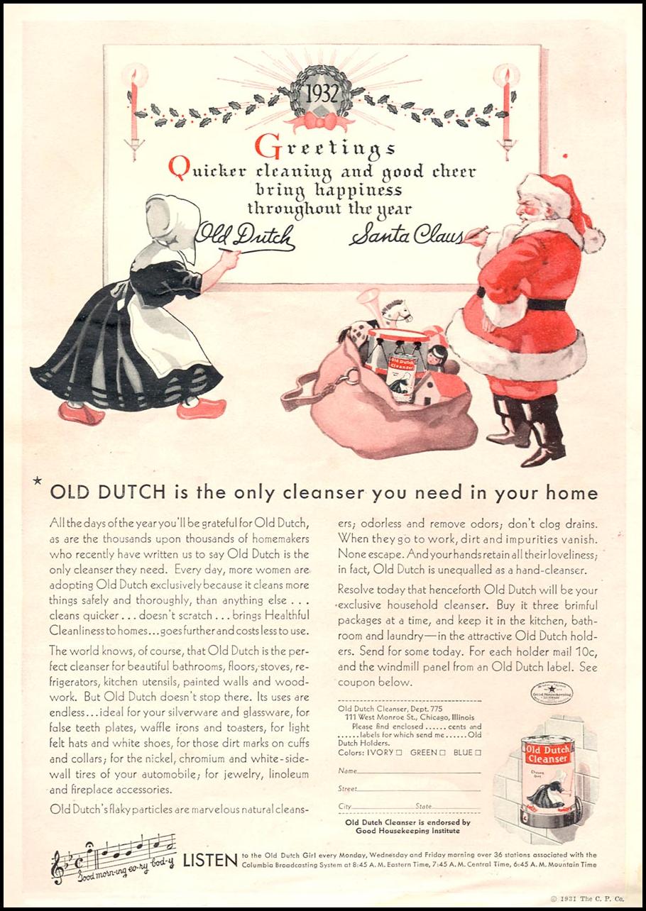 OLD DUTCH CLEANSER
GOOD HOUSEKEEPING
01/01/1932
p. 138