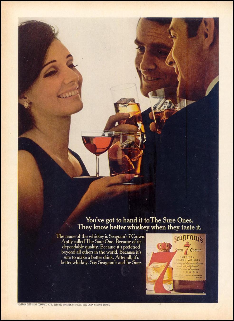SEAGRAM'S SEVEN CROWN WHISKEY
TIME
03/11/1966
p. 48
