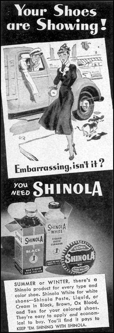 SHINOLA SHOE POLISH
WOMAN'S DAY
09/01/1948
p. 110