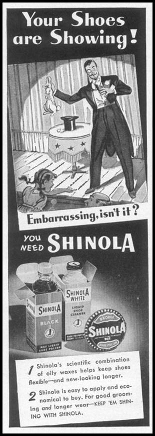 SHINOLA SHOE POLISH
WOMAN'S DAY
12/01/1948
p. 108