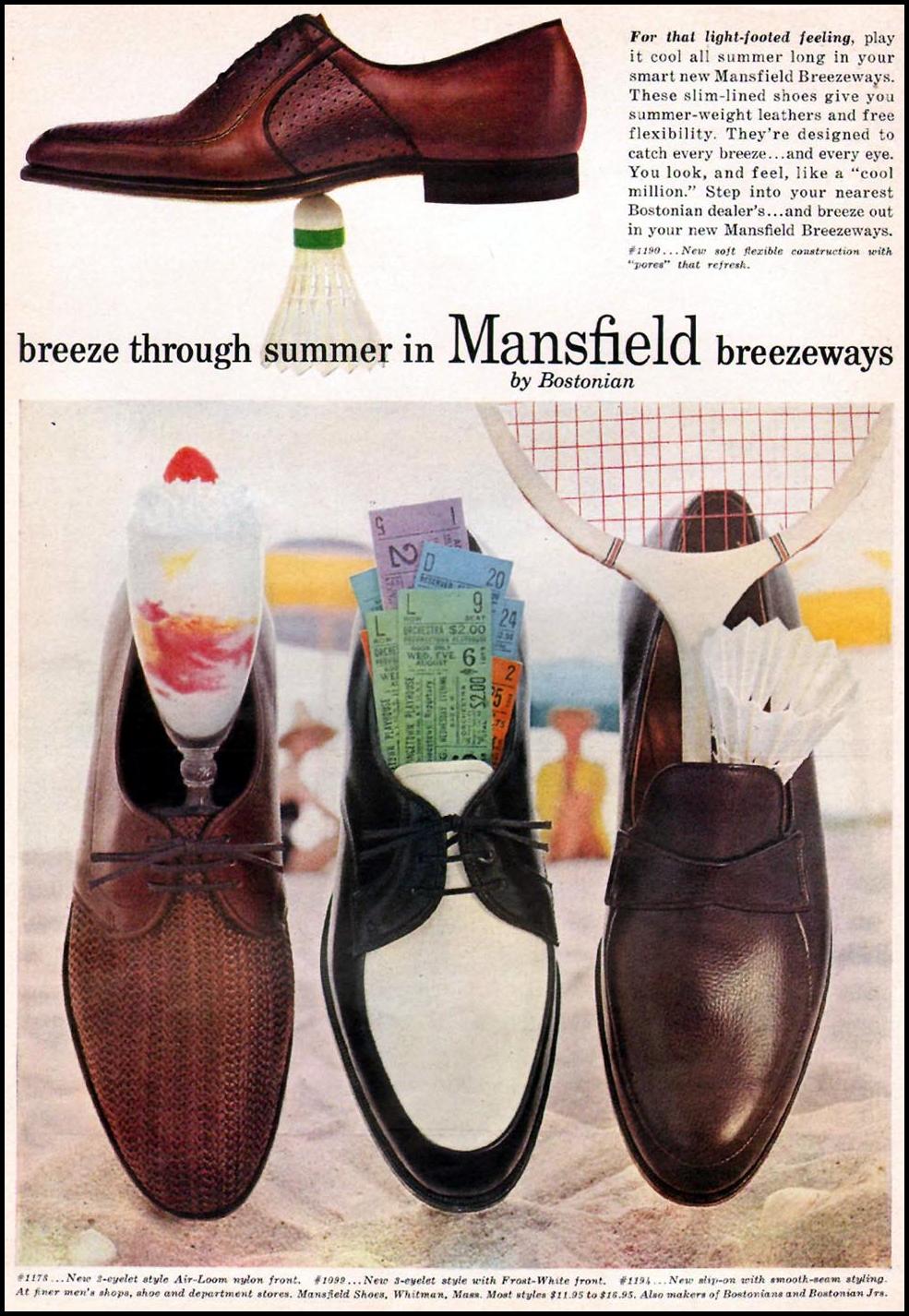 MANSFIELD BREEZEAWAY SHOES
SPORTS ILLUSTRATED
05/11/1959
p. 86