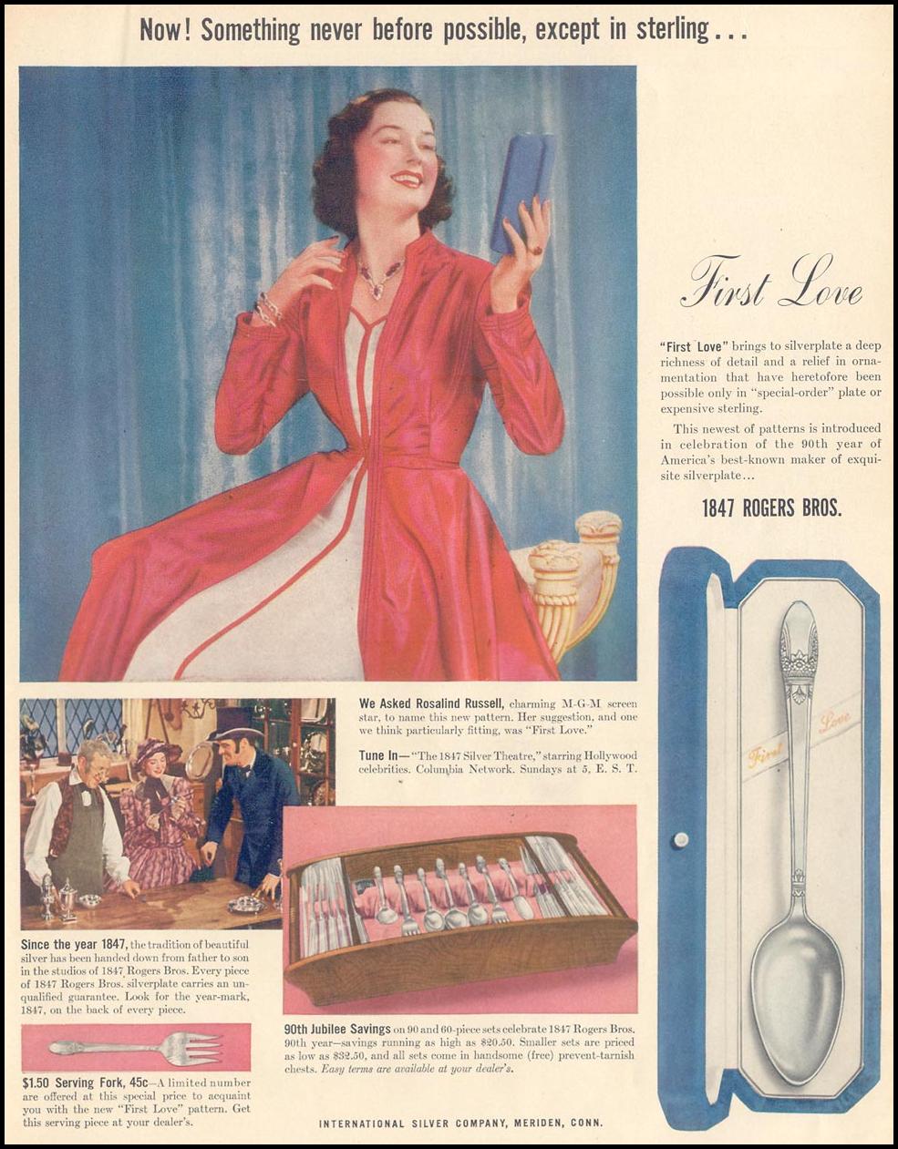 1847 ROGERS BROS. SILVERPLATE
LIFE
10/04/1937