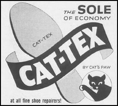 CAT-TEX SOLES
LADIES' HOME JOURNAL
03/01/1954
p. 169