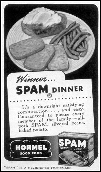 SPAM
WOMAN'S DAY
05/01/1949
p. 116