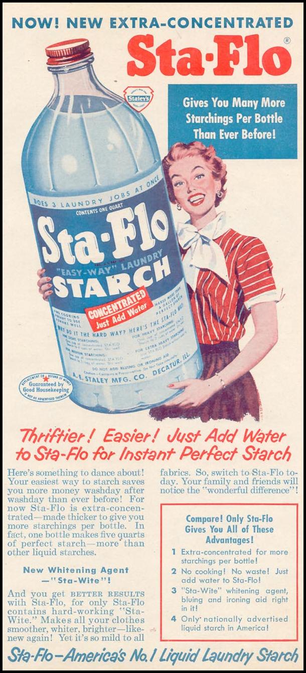 STA-FLO STARCH
WOMAN'S DAY
03/01/1954
p. 143