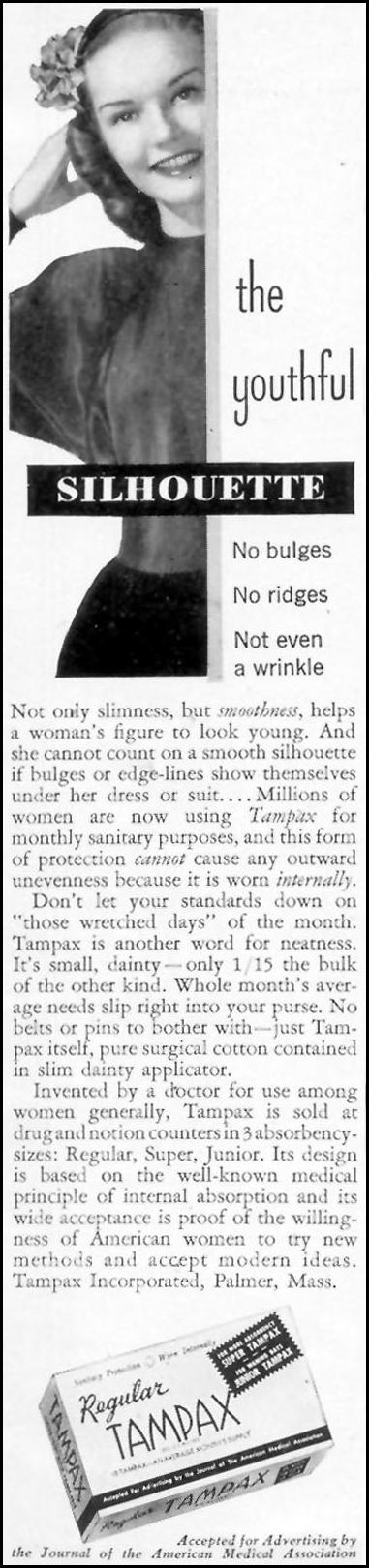 TAMPAX
WOMAN'S DAY
03/01/1948
p. 14