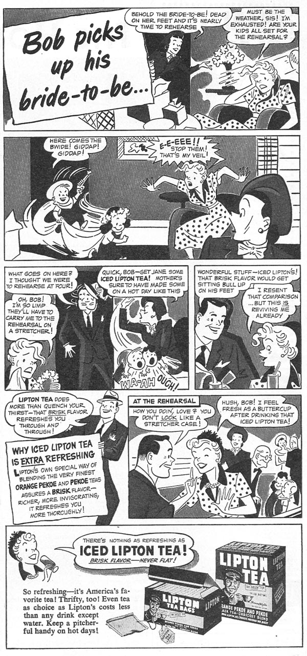 LIPTON TEA
WOMAN'S DAY
08/01/1949
p. 81