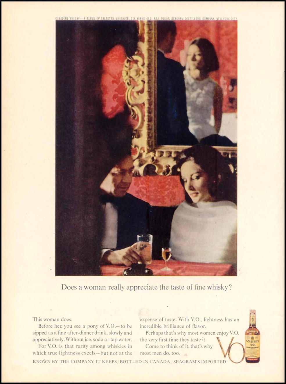 SEAGRAM'S V. O. CANADIAN WHISKEY
TIME
05/03/1963
p. 104