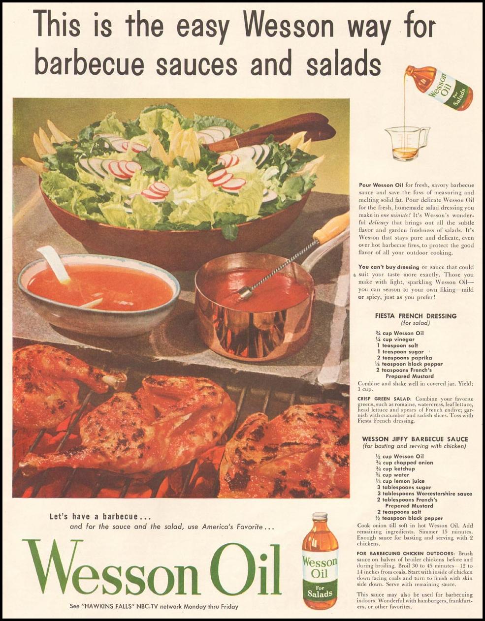 WESSON OIL
LADIES' HOME JOURNAL
07/01/1954
p. 71