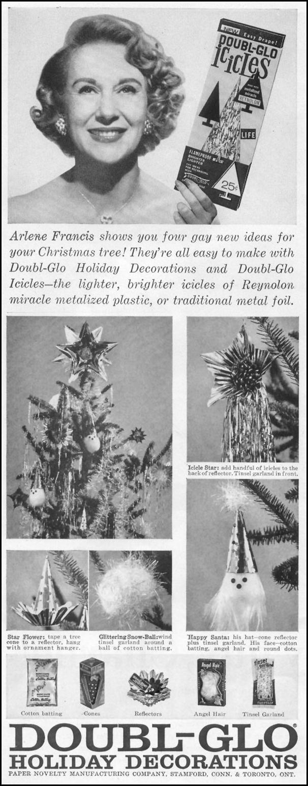 DOUBL-GLO HOLIDAY DECORATIONS
LIFE
12/14/1959
p. 116